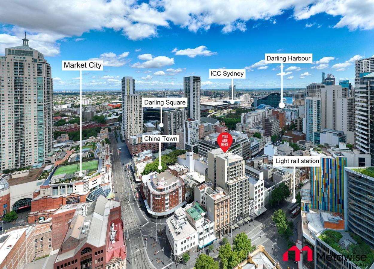 Metawise Sydney Cbd Haymarket Luxe 2Bed Penthouse Aqua エクステリア 写真